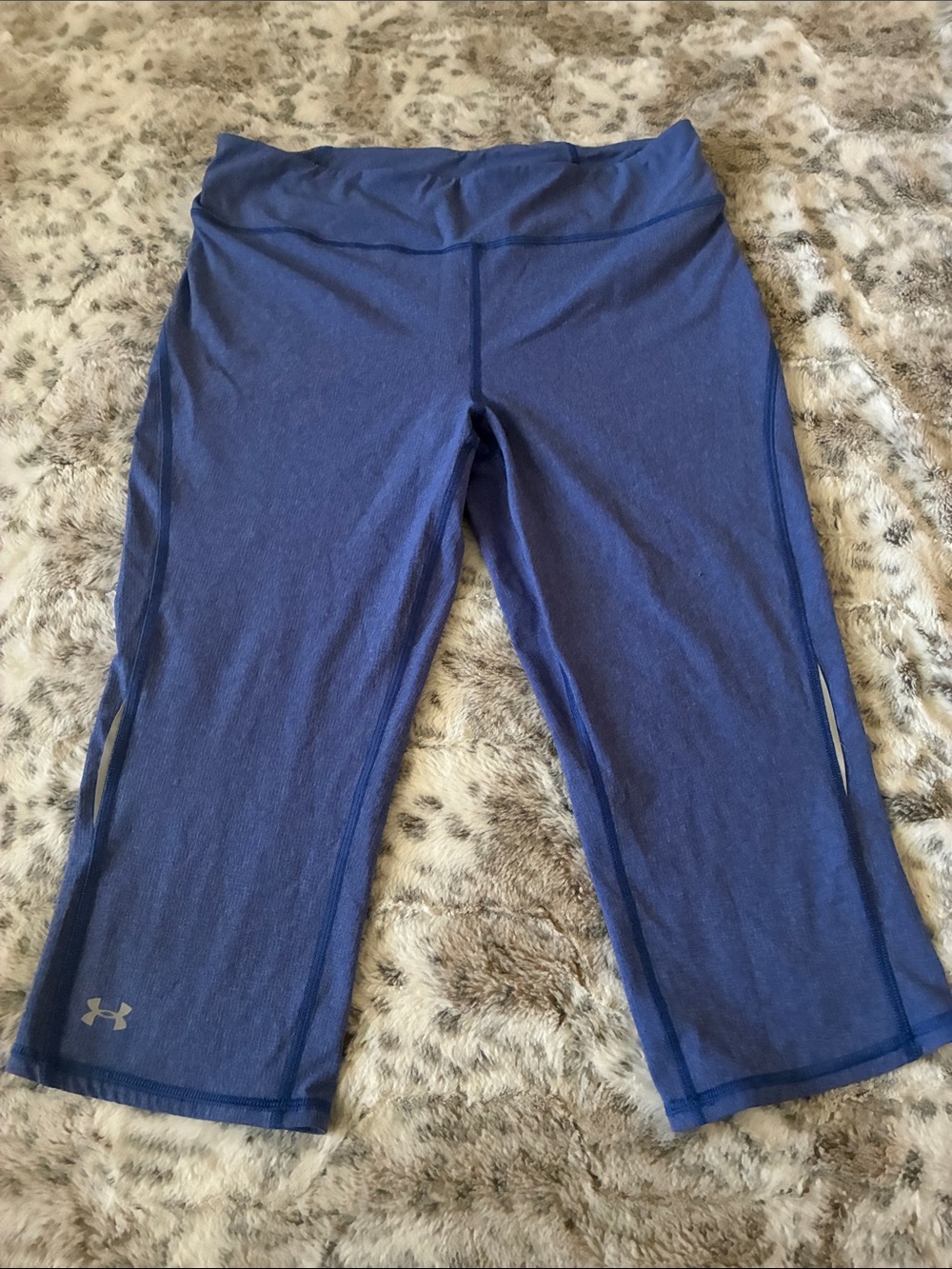 Under Armour Royal Blue Cropped Performance Leggings